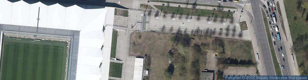 Zdjęcie satelitarne CWKS Legia Sekcja Strzelecka