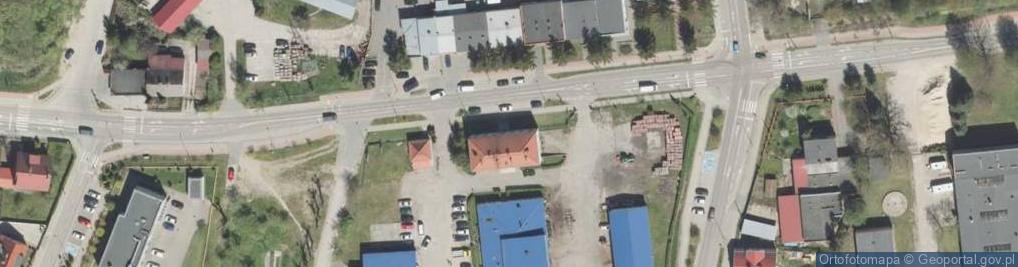 Zdjęcie satelitarne Dabi Giżycko okna, drzwi, bramy garażowe