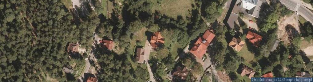 Zdjęcie satelitarne "Dąbrówka" E.Cicha-Pardus, Karpacz