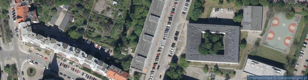 Zdjęcie satelitarne Dąbrowska A., Wrocław