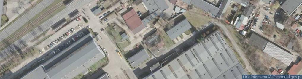 Zdjęcie satelitarne Dąbrowska Fabryka Maszyn Elektrycznych Damel Spółka Akcyjna