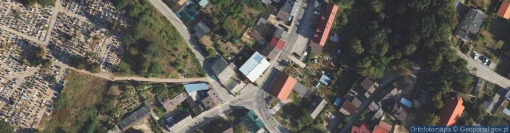 Zdjęcie satelitarne Dach Centrum Pudełko Dariusz Kłos Tomasz