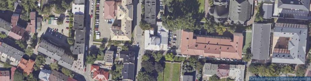 Zdjęcie satelitarne Danuta Małysa 1.Grupowa Praktyka Pielęgniarek Środowiskowo-Rodzinnych Mosmed 2.Firma Usługowo-Handlowa Gwiazda