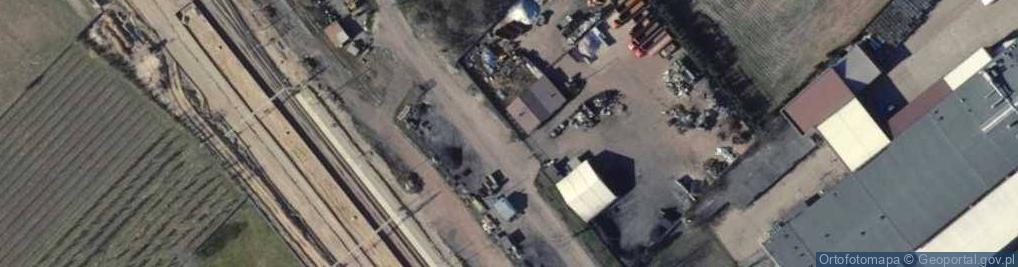 Zdjęcie satelitarne Dariusz Bobrowski 1) Skup Złomu Metali i Surowców Wtórnych 2) Zielone Winiary