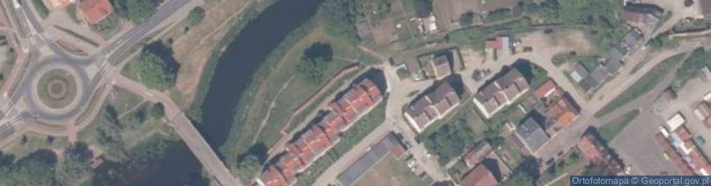 Zdjęcie satelitarne Dariusz Hojczyk-Dachowe Konstrukcje, Usługi Projektowe i Wykonawstwo