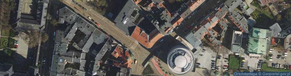 Zdjęcie satelitarne Dariusz Nafalski Przedsiębiorstwo Wielobranżowe Wiraż