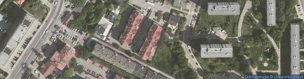 Zdjęcie satelitarne Dariusz Piechowski Przedsiębiorstwo Handlowo Usługowe Smoki w Krakowie