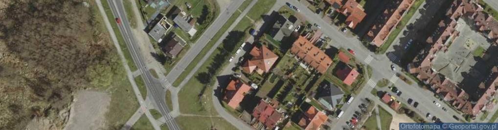 Zdjęcie satelitarne Dariusz Rajek - Inteligentne Domy Jan i Dariusz Rajek