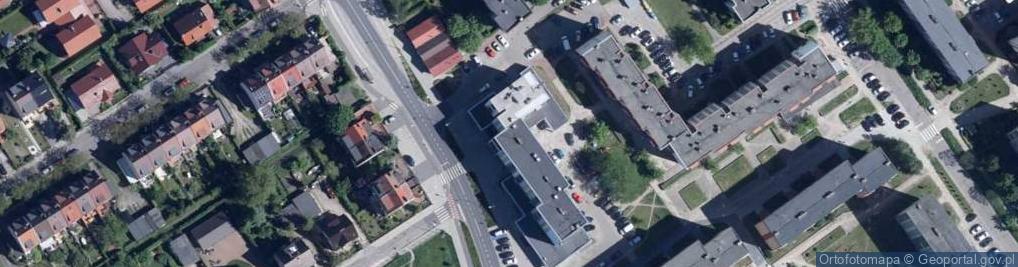 Zdjęcie satelitarne Dariusz Sanocki Przedsiębiorstwo Handlowo-Usługowe Sandra