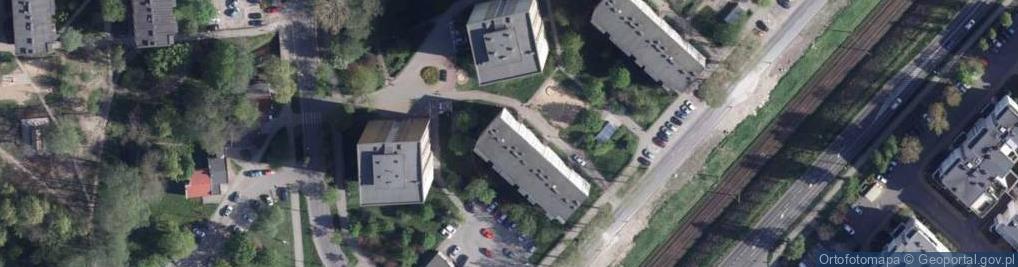 Zdjęcie satelitarne Dariusz Walasiewicz Firma Transportowo-Spedycyjna Jultym