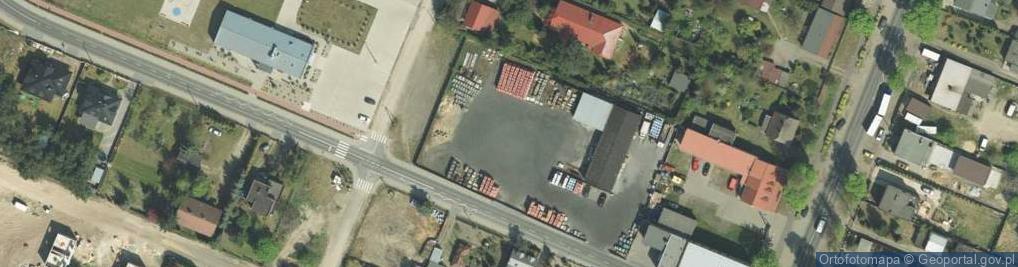 Zdjęcie satelitarne Dariusz Woyda Przedsiėbiorstwo Wielobranżowe Ceramik