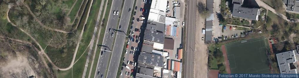 Zdjęcie satelitarne Das Warszawa