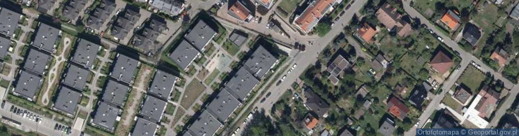 Zdjęcie satelitarne DD Zabudowy