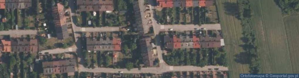Zdjęcie satelitarne Dębiec Jarosław 1.Multi-Med 2.Pensjonat Opieki Nad Osobami w PodeszŁym Wieku Spa-Ła-Zdrój