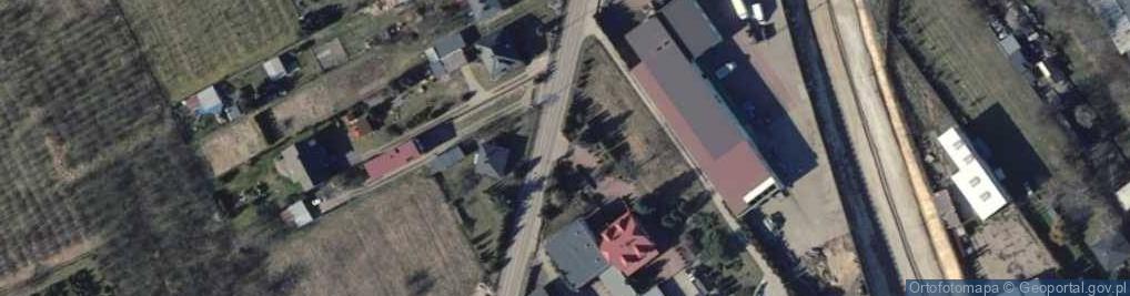 Zdjęcie satelitarne Dębowski Paweł. Produkcja siatki ogrodzeniowej