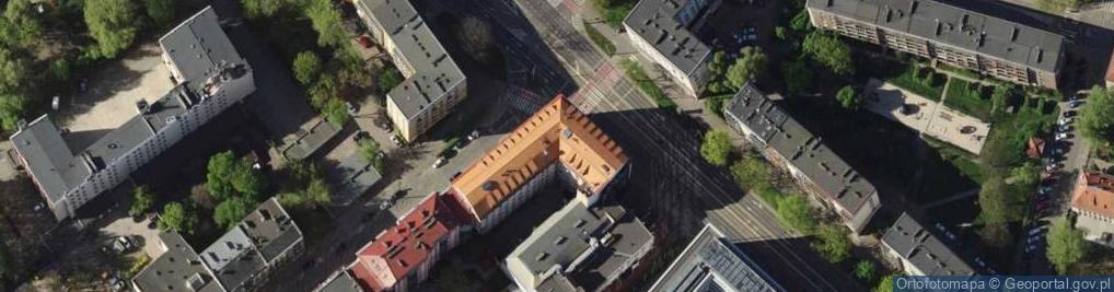 Zdjęcie satelitarne Delegatura Najwyższej Izby Kontroli we Wrocławiu
