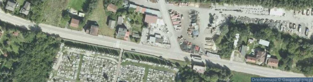 Zdjęcie satelitarne Derela Krzysztof - Betoniarstwo Nagrobkowe