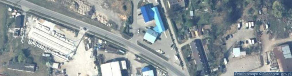Zdjęcie satelitarne Diagnostyka Stacja Kontroli Pojazdów Mariola Plakwicz i Kazimierz Plakwicz