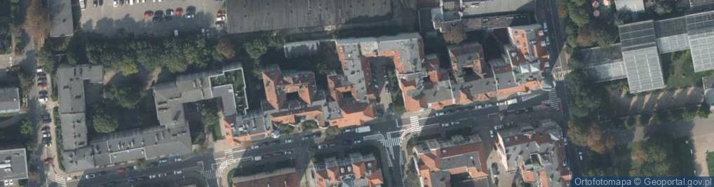 Zdjęcie satelitarne Diagram