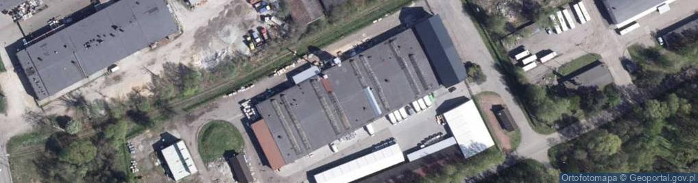 Zdjęcie satelitarne Dispohl Produkcja boazerii panelowej