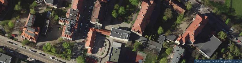 Zdjęcie satelitarne Dolnośląski Ośrodek Doskonalenia Nauczycieli we Wrocławiu