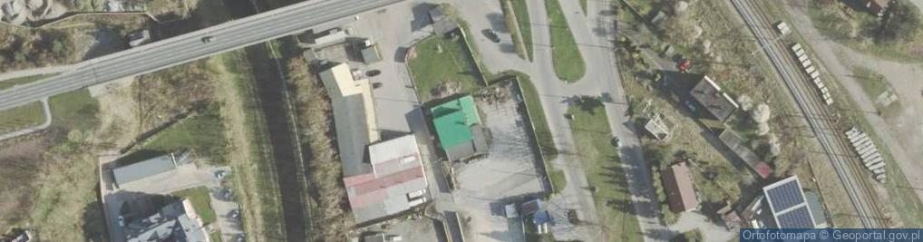 Zdjęcie satelitarne Dom-Met. PHU. Kiełbasa J. Technologia grzewcza