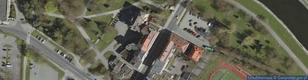 Zdjęcie satelitarne Dom Pomocy Społecznej im Jana Pawła II w Pile