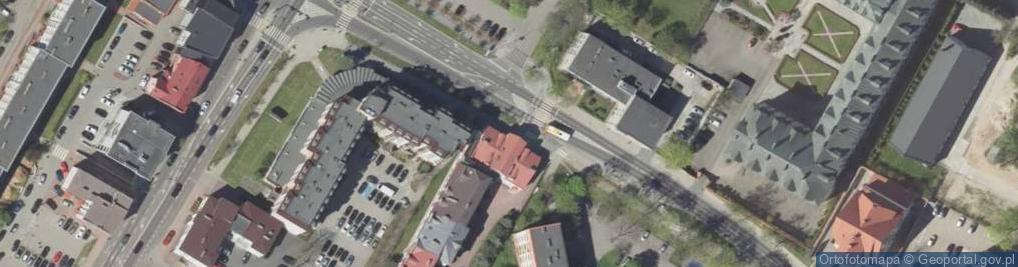 Zdjęcie satelitarne Dom Pomocy Społecznej w Łomży