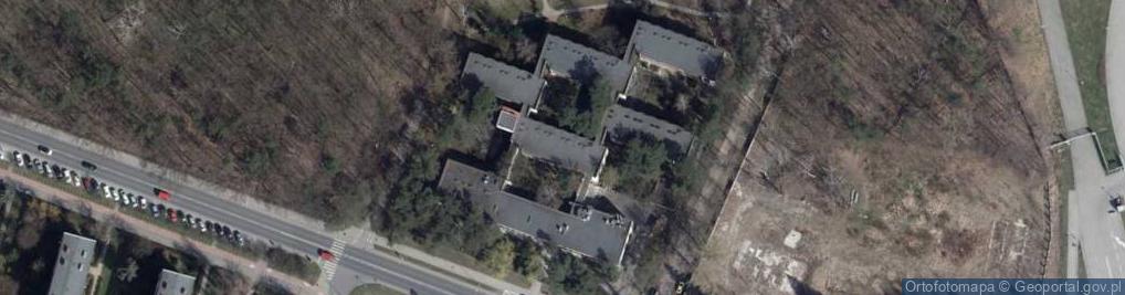 Zdjęcie satelitarne Dom Pomocy Społecznej Włókniarz im Jana Pawła II