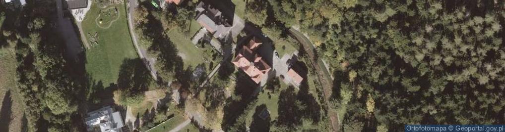Zdjęcie satelitarne Dom Wczasów Dziecięcych w Dusznikach Zdroju
