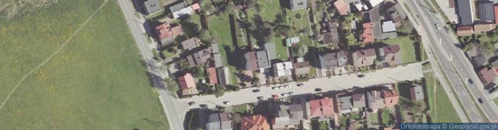 Zdjęcie satelitarne Domagała Barwicka Agnieszka Firma Handlowa Alex