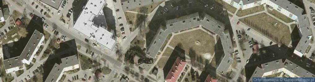 Zdjęcie satelitarne Domańska A., Jelcz-Laskowice