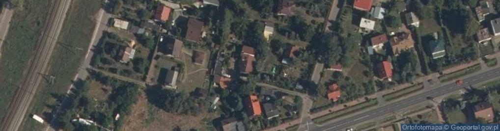 Zdjęcie satelitarne Domart Kozłowska Barbara Kozłowski Janusz