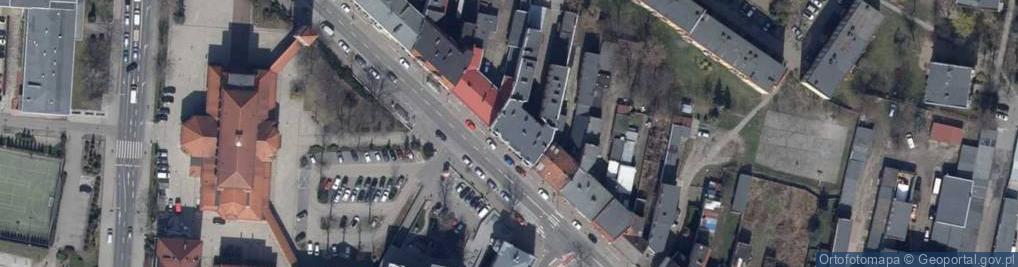 Zdjęcie satelitarne Domprojekt Biuro Projektów Budownictwa