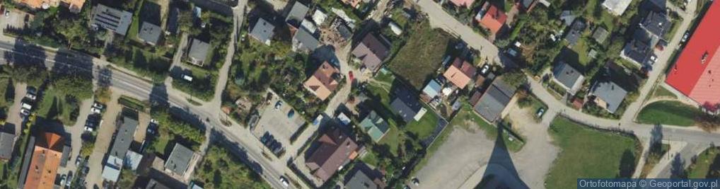 Zdjęcie satelitarne Domy Konstrukcje Drewniane Group Biuro Projektowe Justyna Gliwa