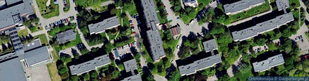 Zdjęcie satelitarne Dorota Łysionek Sprzątanie Budynków i Pielęgnacja Terenów Zielonych