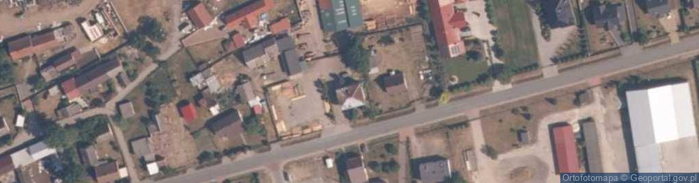 Zdjęcie satelitarne Drew-Zbych Palety Skrzynie Opał Więźby dachowe