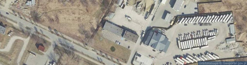 Zdjęcie satelitarne Drewmet w Kudroń w Zapora
