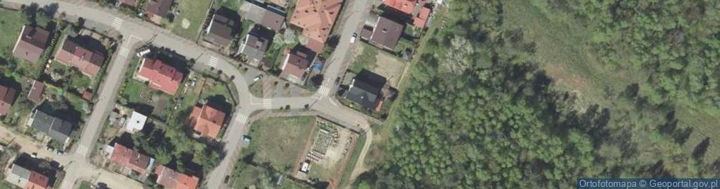 Zdjęcie satelitarne Drog-Projekt Wojciech Zając