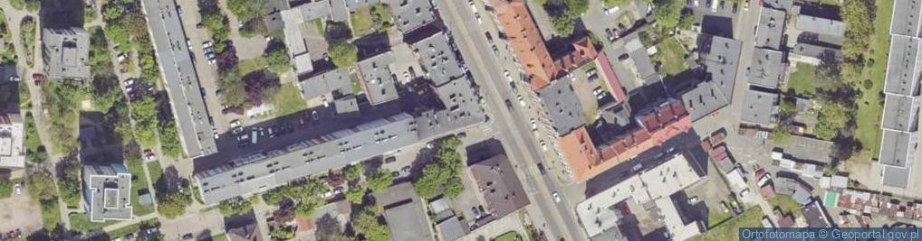 Zdjęcie satelitarne Drzastwa Witold Niepubliczny Zakład Opieki Zdrowotnej Praktyka Lekarzy Rodzinnych Sanprom Ewa Bujak Rosenbaiger Witold Drzastwa Elżbieta Mizgała Specjalistyczna Praktyka Lekarska