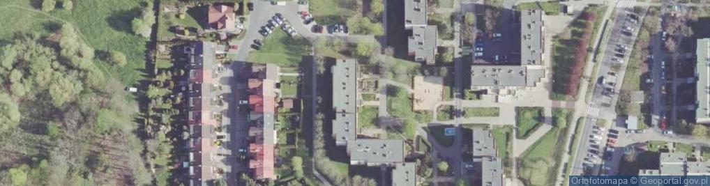 Zdjęcie satelitarne Dystrybutor Pośrednictwo Handel Kloc Jan i Zofia