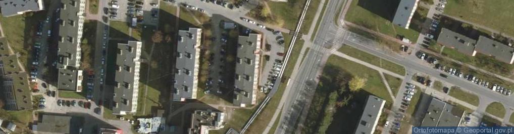 Zdjęcie satelitarne Dystrybutor w Siedlcach