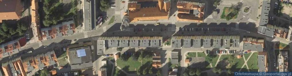 Zdjęcie satelitarne Działalność Handlowa Detal Branży Przem Lwówek Śląski