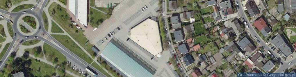 Zdjęcie satelitarne Działalność Handlowa Śrem