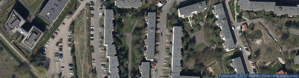 Zdjęcie satelitarne Działalność Handlowo Usługowa