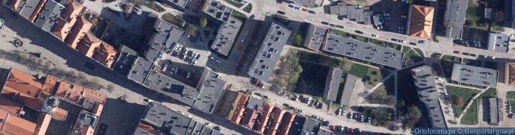 Zdjęcie satelitarne Działalność Produkcyjna Handlowa Usługowa