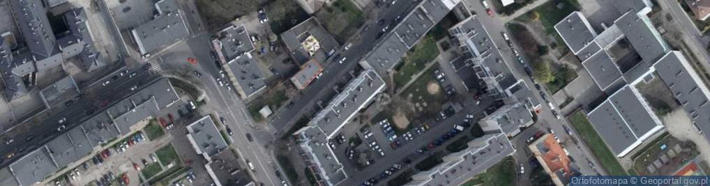 Zdjęcie satelitarne Działalność Produkcyjno Handlowo Usługowa Exp Imp Radex