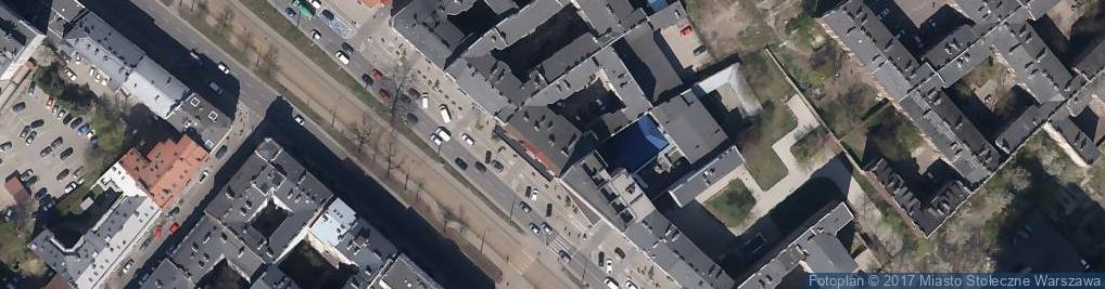 Zdjęcie satelitarne Dzielnicowe Biuro Finansów Oświaty Praga Północ M ST Warszawy