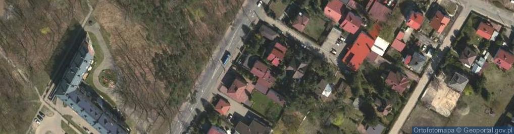 Zdjęcie satelitarne Dziewałtowska