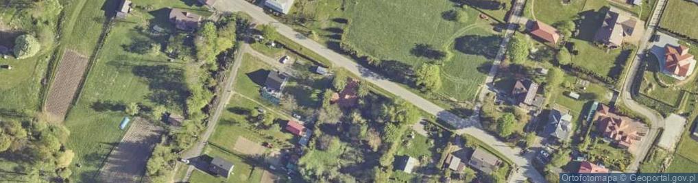 Zdjęcie satelitarne Dziewiarstwo i Prod Drzew
